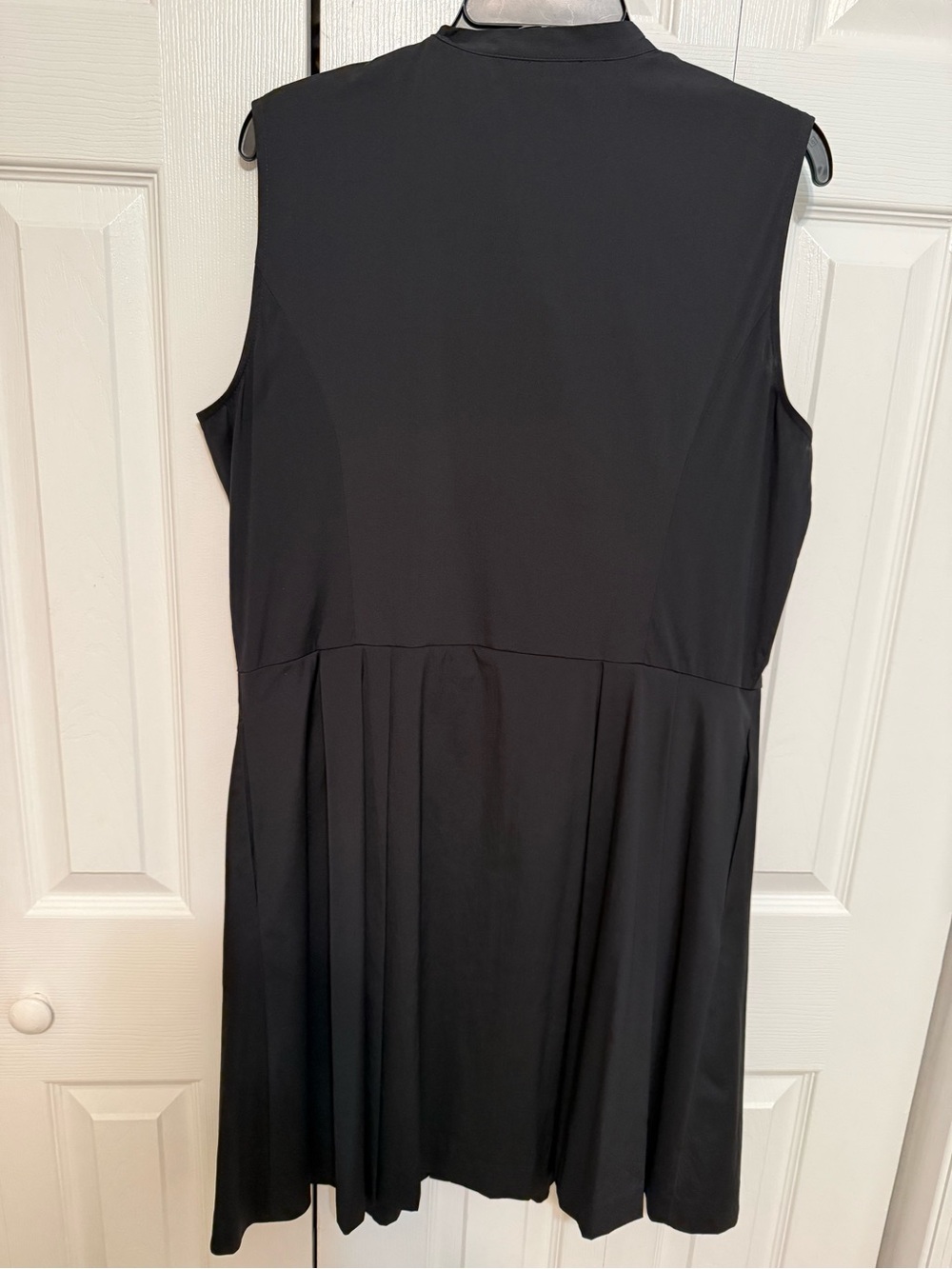 Alfani Black Sleeveless Zip-Front Mini Dress - Picture 2 of 2